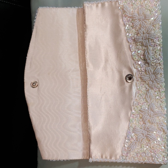 Vintage Hollywood Regency/Mid Century 50s Evening Bag | Cocktail Purse | Sequin - Picture 3 of 7